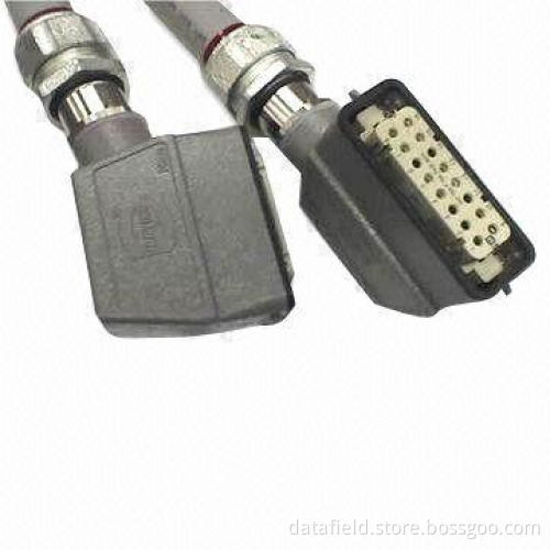Harting Connector, Used in Industrial Equipment, UL and RoHS Marks
